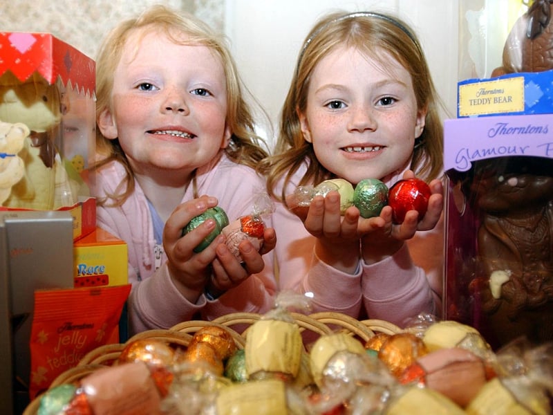Tucking in to chocolates 18 years ago. Does this bring back memories?