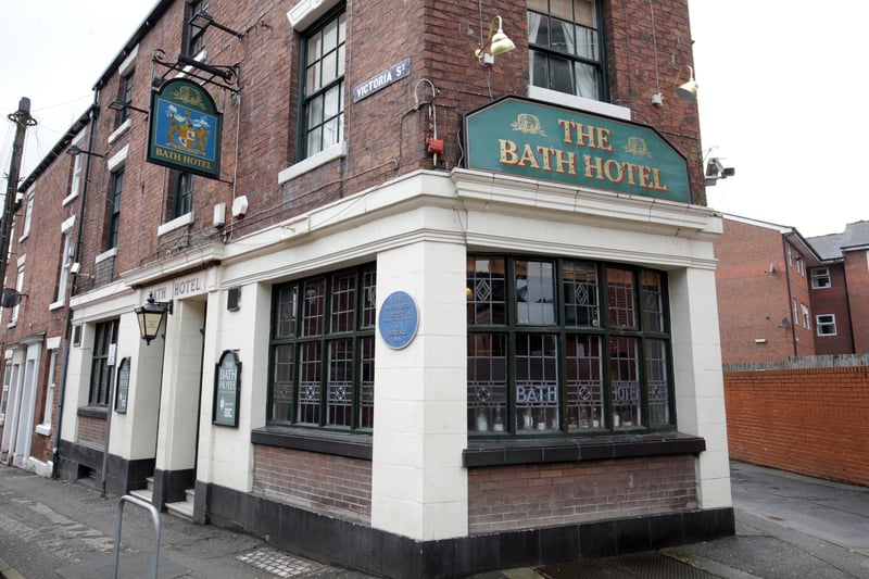 The Bath Hotel on Victoria Street, Sheffield is another city pub that retains its historic looks