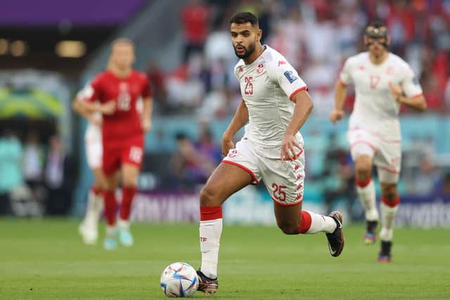 Tunisia's Anis Ben Slimane is known for his technical ability and physical prowess: ADRIAN DENNIS/AFP via Getty Images