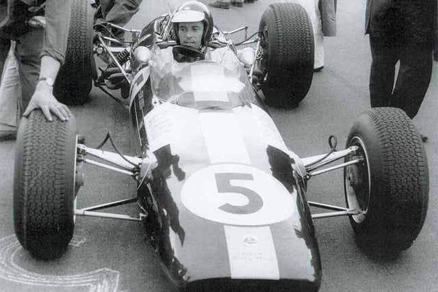 The versatile Jim Clark was tearing up tarmac around the globe, winning two World Championships in 1963 and another in 1965, alongside the Indianapolis 500.