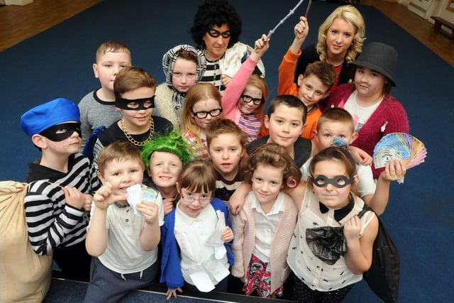 Eskdale Primary School children dressed as book characters for reading day five years ago. Can you spot anyone you know?