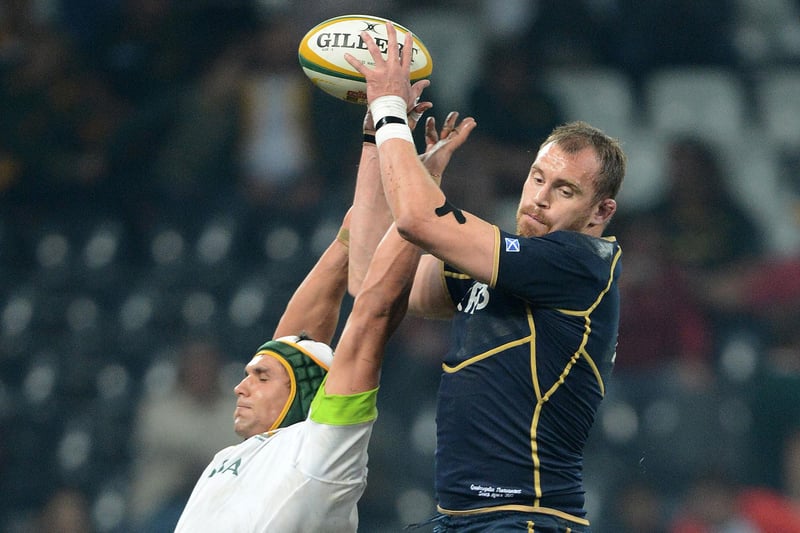 South Africa 30, Scotland 17: June 15, 2013, summer tournament
Alastair Kellock of Scotland winning a lineout at Mbombela Stadium in Nelspruit in South Africa (Photo by Duif du Toit/Gallo Images/Getty Images)