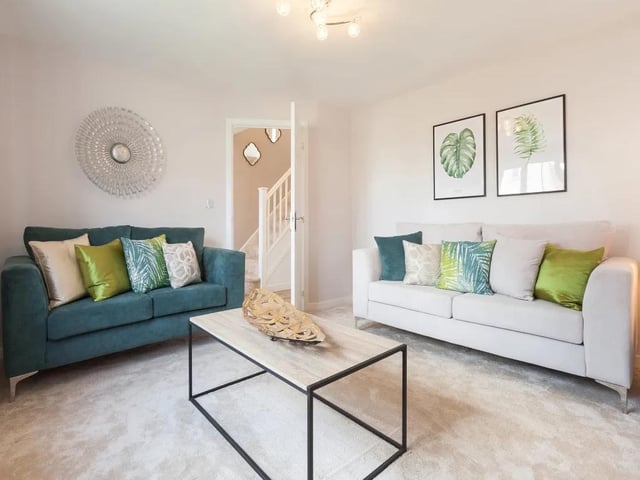 This three bedroom detached house St. Georges Avenue, Havant, is on sale. It is listed by Persimmon Homes - St Georges Keep, as price on application (POA).
