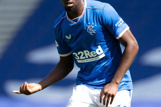 Ibrox pitch is showing signs of wear - Kamara will be the man to assess the surface after covering every area. Sometimes a defensive midfielder, sometimes a winger. Did not stop.