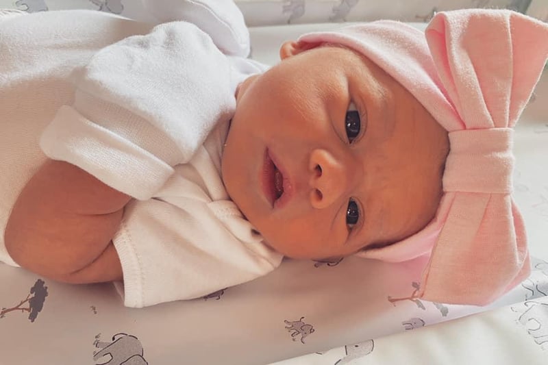 Carly Parker said: "Our beautiful Lottie Hannah Cameron. Born 29.01.21 after a 24-hour labour, at 7.5lbs."