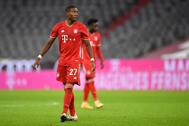 Juventus have joined Manchester City in the race for Bayern Munich defender David Alaba. (Sportmediaset)