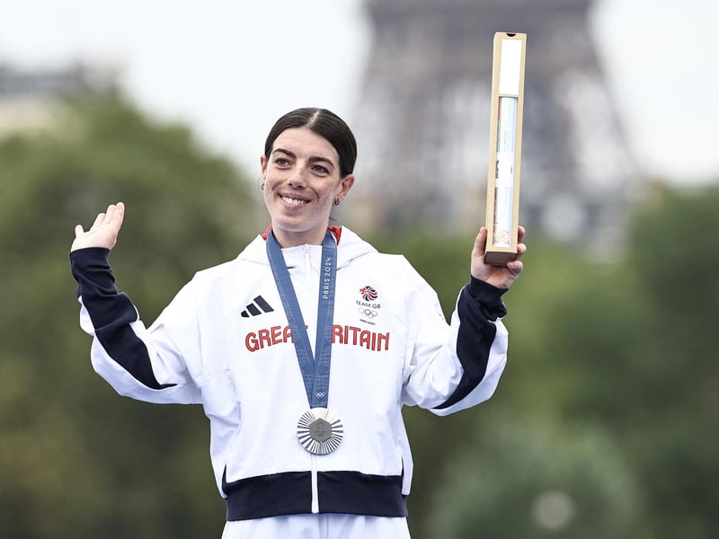 Team GB's first medal winner at the Paris Olympics, the 25-year-old cyclist won her first Olympic medal in the individual time trial.