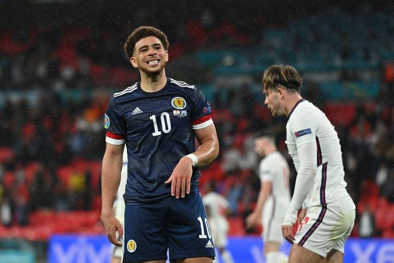 Has shown what he brings to the team in a game and a half - and notable by his absence early on against Czech Republic. Adams will be key to Scotland's hopes and though he has yet to score (as they all have) he's found the right positions.