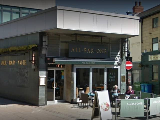 All Bar One in Sheffield. Picture: Google