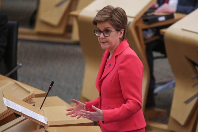There is a growing clamour for Nicola Sturgeon to act to bring her foot-soldiers into line (Picture: Fraser Bremner/pool/Getty Images)