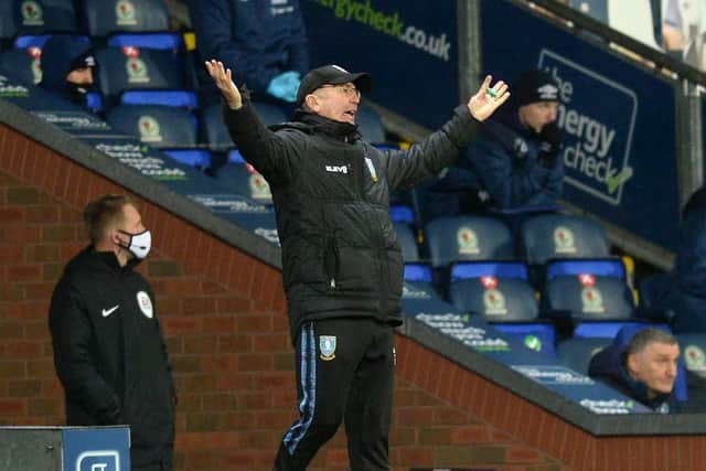 Tony Pulis hasn't had much training time with his Sheffield Wednesday squad. (Pic Steve Ellis)