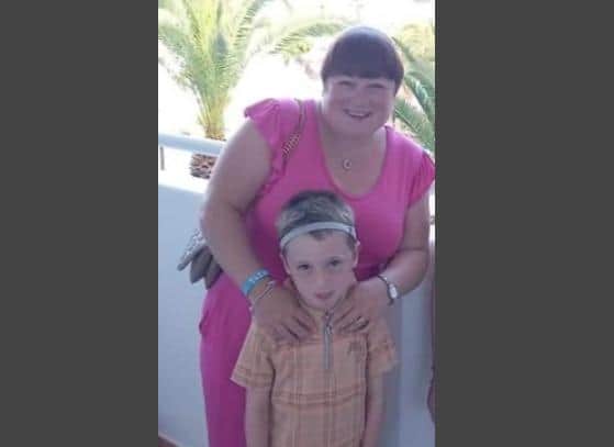 Grateful mum Louise Reith will be abseiling 160ft down the Owen Building at Sheffield Hallam University, all to say thank you for the care her son, Henry, pictured, has received since he was born with hearing problems