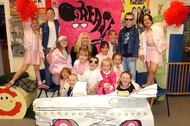 It's your memories that we want. Here's a scene from the 2004 Sunshine Nursery production of Grease.