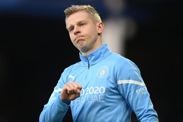 A big call for City, but the lack of options at full-back could see Zinchenko start at right-back at Etihad.