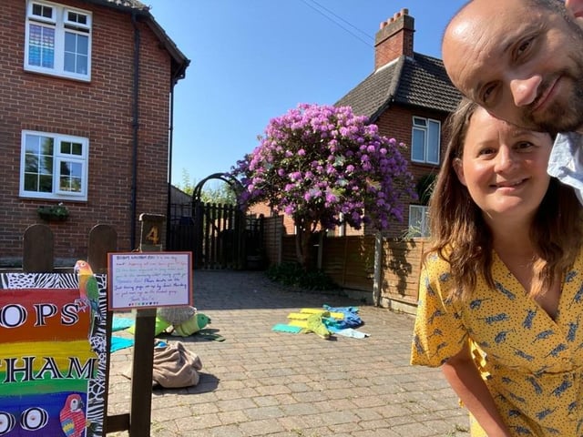 Sarah and Gary Munday, who organised Bishops Waltham Zoo