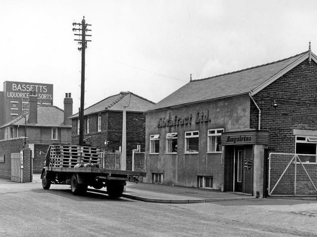 Looking towards the factory in 1967.