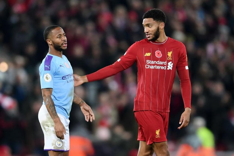 The pair clashed in Liverpool’s 3-1 win against Manchester City in November 2020 before it boiled over when they met on England duty a few days later in the canteen! Gomez was left with a cut underneath his right eye after Sterling put him in a headlock.