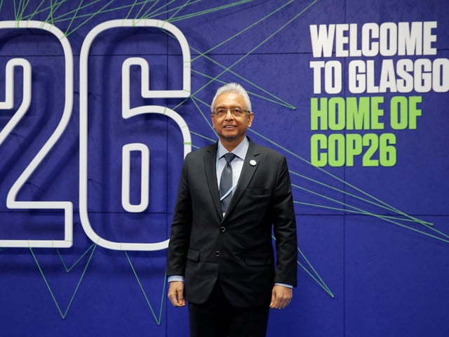 Mauritius' Prime Minister Pravind Kumar Jugnauth.