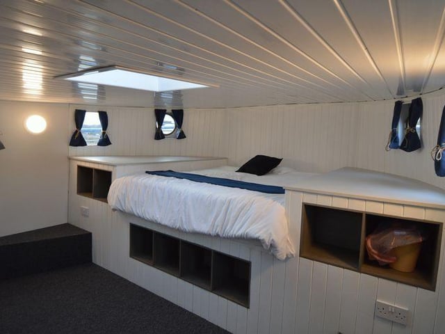 This three-bed houseboat in Bursledon is on the market for £169,950.