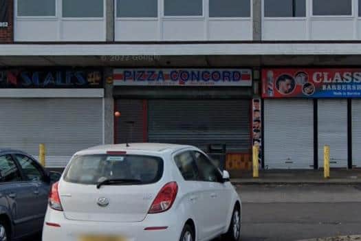 Sheffield takeaway Pizza Concord has been handed a two-star food hygiene rating in the first assessment of 2026.