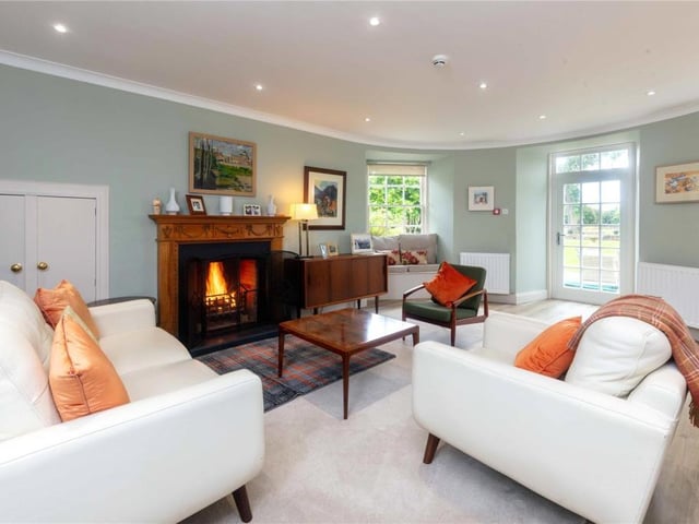 Garden level sitting room.