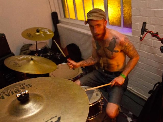 A drummer performing at Tramlines 10 years ago this month.