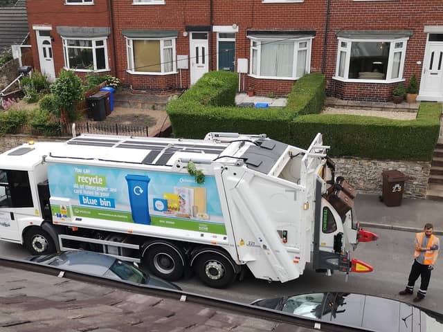 Only two of Sheffield's bin lorries are currently electric