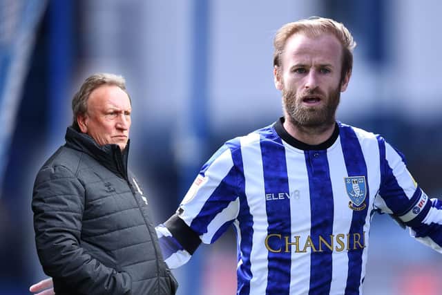 Neil Warnock was talking to Barry Bannan after Sheffield Wednesday's defeat against Middlesbrough.