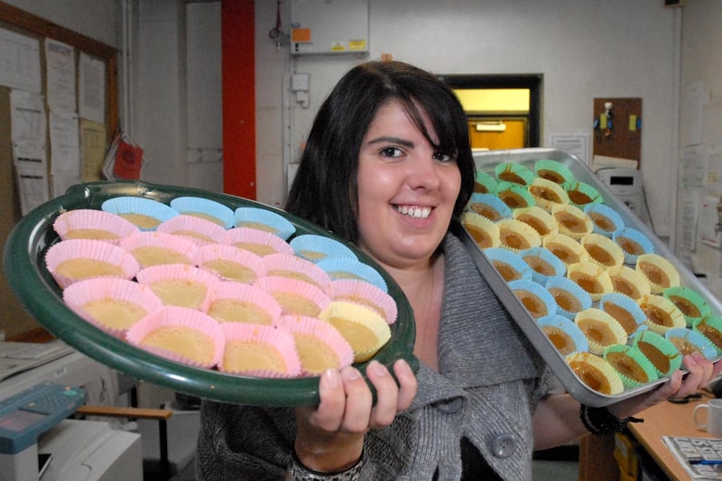 Donna Bennett made sure there were cupcakes at hand at the Boldon Heritage Day in the youth club in 2009.