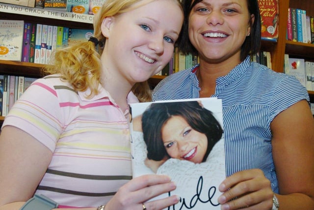 Many reality TV stars have visited Sheffield but Jade is one of the best known - the former Big Brother contestant is pictured at Meadowhall in 2006. She died aged 27 just three years later.