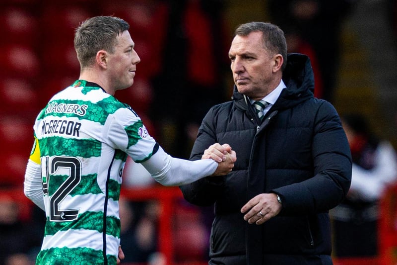 The Celtic captain played 89 minutes in last week's 3-0 win over Hearts and looked back to full fitness following his recent injury. McGregor will be a key player for the home side tomorrow.