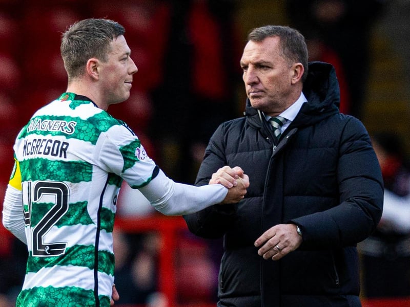 The Celtic captain played 89 minutes in last week's 3-0 win over Hearts and looked back to full fitness following his recent injury. McGregor will be a key player for the home side tomorrow.