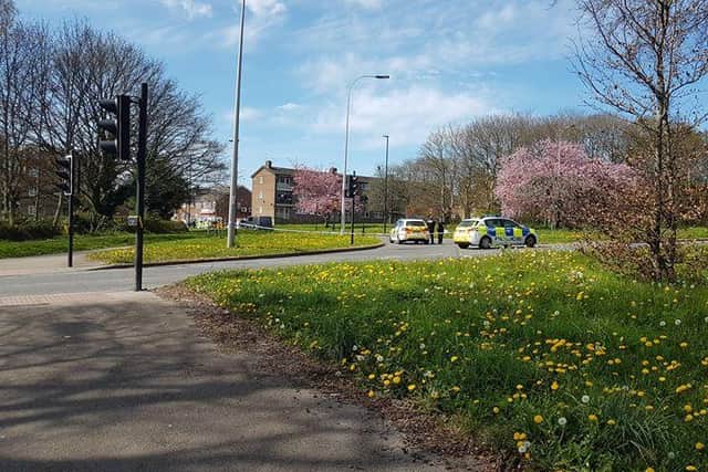 A man was stabbed in Lowedges, Sheffield, this afternoon.