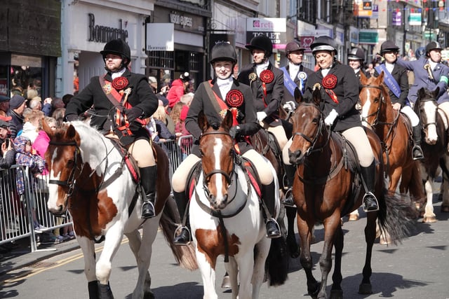 The Duns principals at the Berwick Riding of the Bounds 2019.
Picture by Jane Coltman