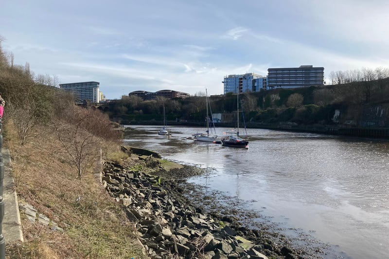 A number of boats are moored along the river, while this stretch of the route offers a chance to see the new buildings as they go up on the former Vaux site, including The Beam and the City Hall development, which will replace Sunderland Civic Centre.