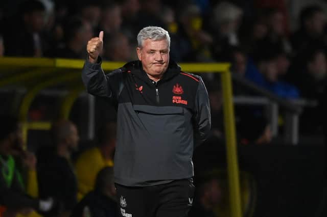 Steve Bruce has been sacked by Newcastle United. (Photo by Michael Regan/Getty Images)