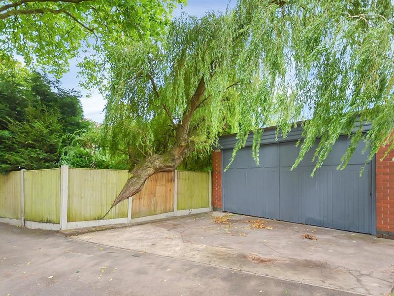 An added bonus is this huge, detached double garage at the back of the property. It is accessed off Waverley Road and boasts bi-folding grey doors, power and lighting.
