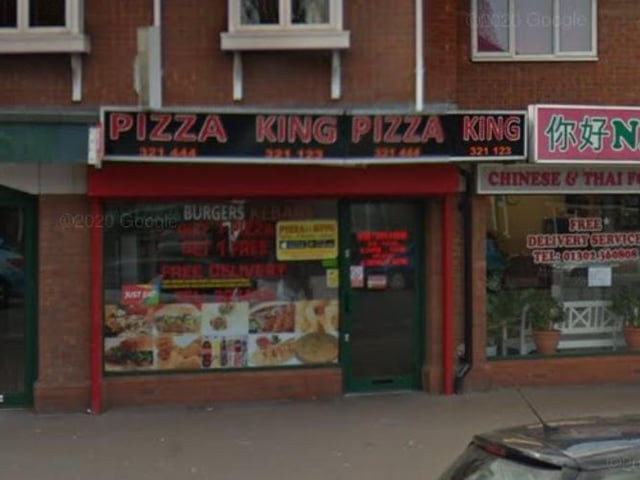 This pizza place has a five food hygiene rating.