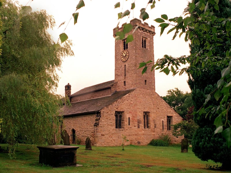The tower is the oldest part of this village church in Bardsey and dates back to somewhere between 850 and 950 AD.