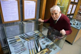 Ken Hawley, the founding collector of the Hawley Collection, which is housed at Kelham Island Museum