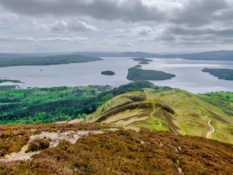 Loch Lomond and The Trossachs National Park is 1,865 sq km (720 sq miles) and has a boundary length of 350km (220miles).