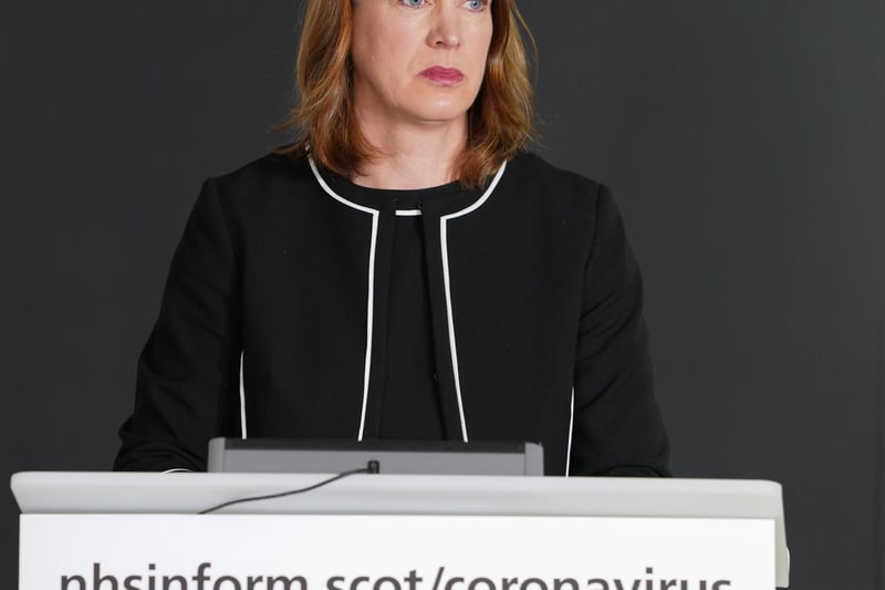 APRIL 5 - Dr Calderwood resigns after being criticised for visiting her second home while telling Scots not to travel.

APRIL 8 - The National Records of Scotland’s (NRS) first weekly report shows 354 people have died of Covid-19, higher than previously thought.

APRIL 20 - An emergency hospital, the NHS Louisa Jordan, opens at the SEC in Glasgow. Three days later the First Minister warns restrictions could be kept in place for the rest of the year or longer.