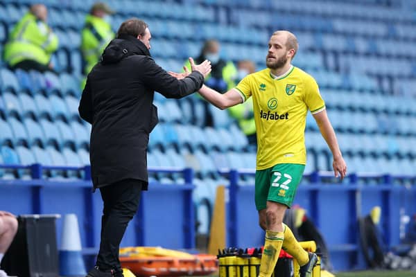 Norwich City's Daniel Farke predicts that Sheffield Wednesday will stay up. (Photo by Alex Livesey/Getty Images)