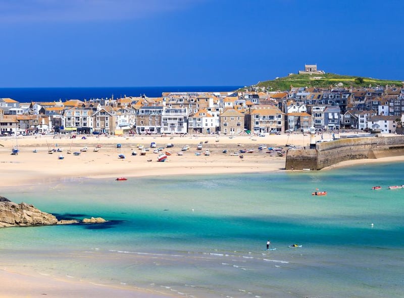 The stunningly beautiful Cornish town of St Ives has been named Britain’s happiest place to live. Famous for its beaches, artistic scene and surfers, it’s easy to imagine why its residents are the happiest in the UK.