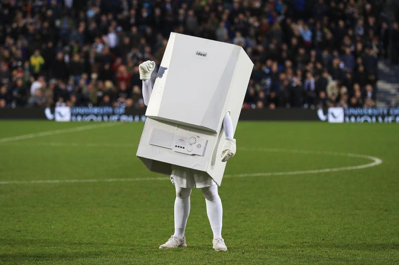These Marvel Cinematic Universe cash-grabs are getting ridiculous now, aren't they? Joking aside, when West Brom revealed Boiler Man as part of a sponsorship deal with Ideal Boilers a couple of years ago, he instantly became a viral sensation, and there's been a surreal admiration simmering away throughout the football world for the wonderfully mundane mascot ever since. Instantly recognisable, popular with the fans, and a good laugh to boot - what more can you ask for? (Photo by Matthew Lewis/Getty Images)
