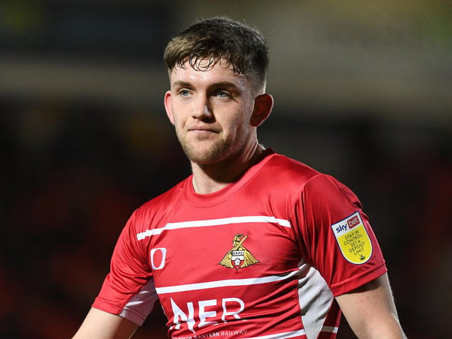 In for his first start for Rovers and his pace and hard running was so valuable in defence. He chased down balls, put pressure on opposition defenders and was a bundle of energy.