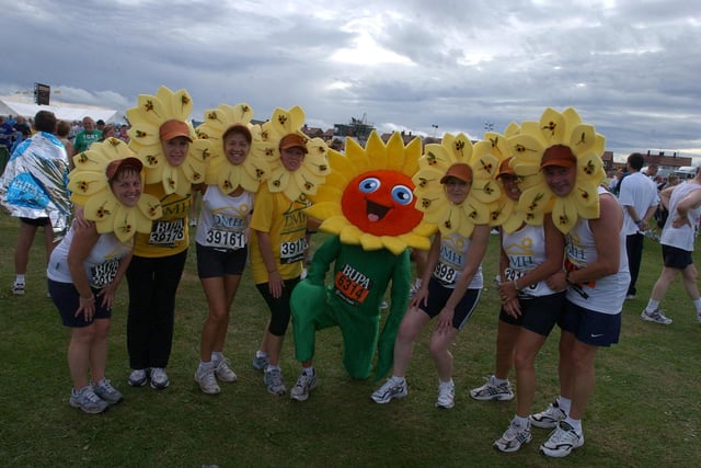 Colourful in 2004 but do you recognise the runners in this photo?