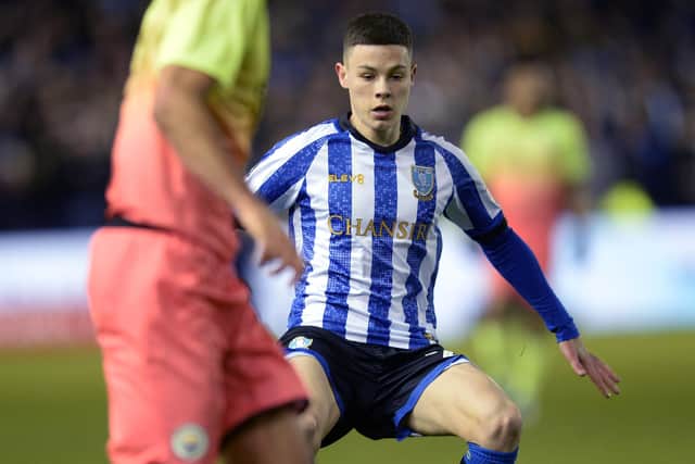 Sheffield Wednesday youngster Alex Hunt offered a confident cameo in Saturday's clash with Nottingham Forest. Pic Steve Ellis