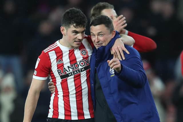 John Egan is a big part of Paul Heckingbottom's Sheffield United plans, after the defender was linked with a move to West Ham: Simon Bellis / Sportimage