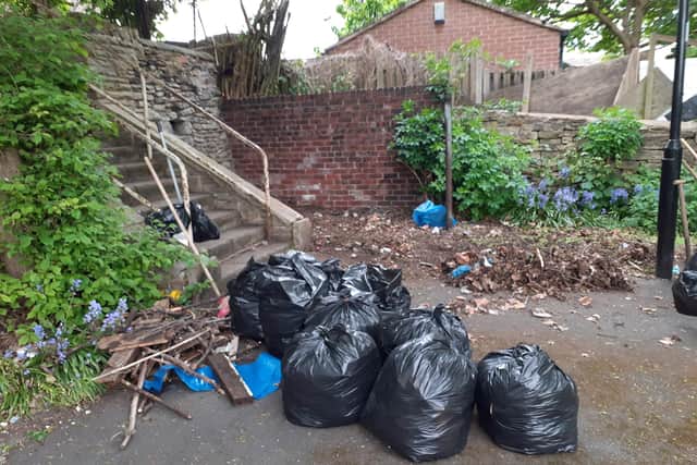 Rubbish cleared from Darnall Road Cemetery last year